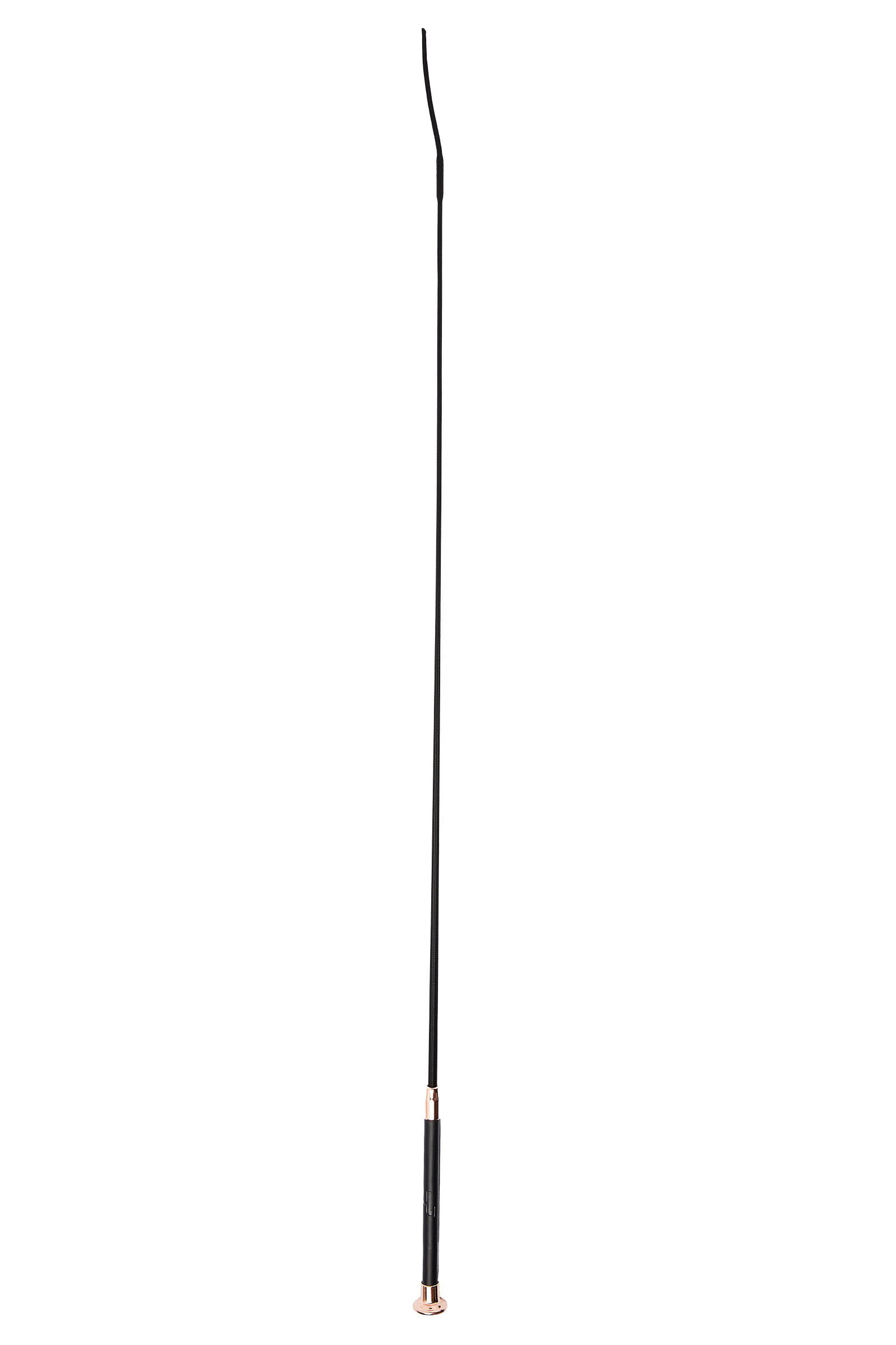 Dressurgerte Schwarz 140 cm mit Super-Grip Griff 